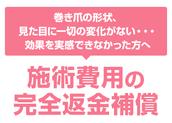 安心の返金保証制度